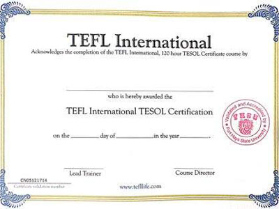 The Truth of Teaching Certificates for Foreign Teachers (Interpretation of Tefl, Tesol, Tesl Certificates)